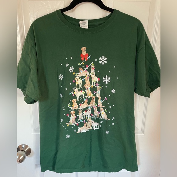 Tops - Yellow Lab Christmas Tree Shirt